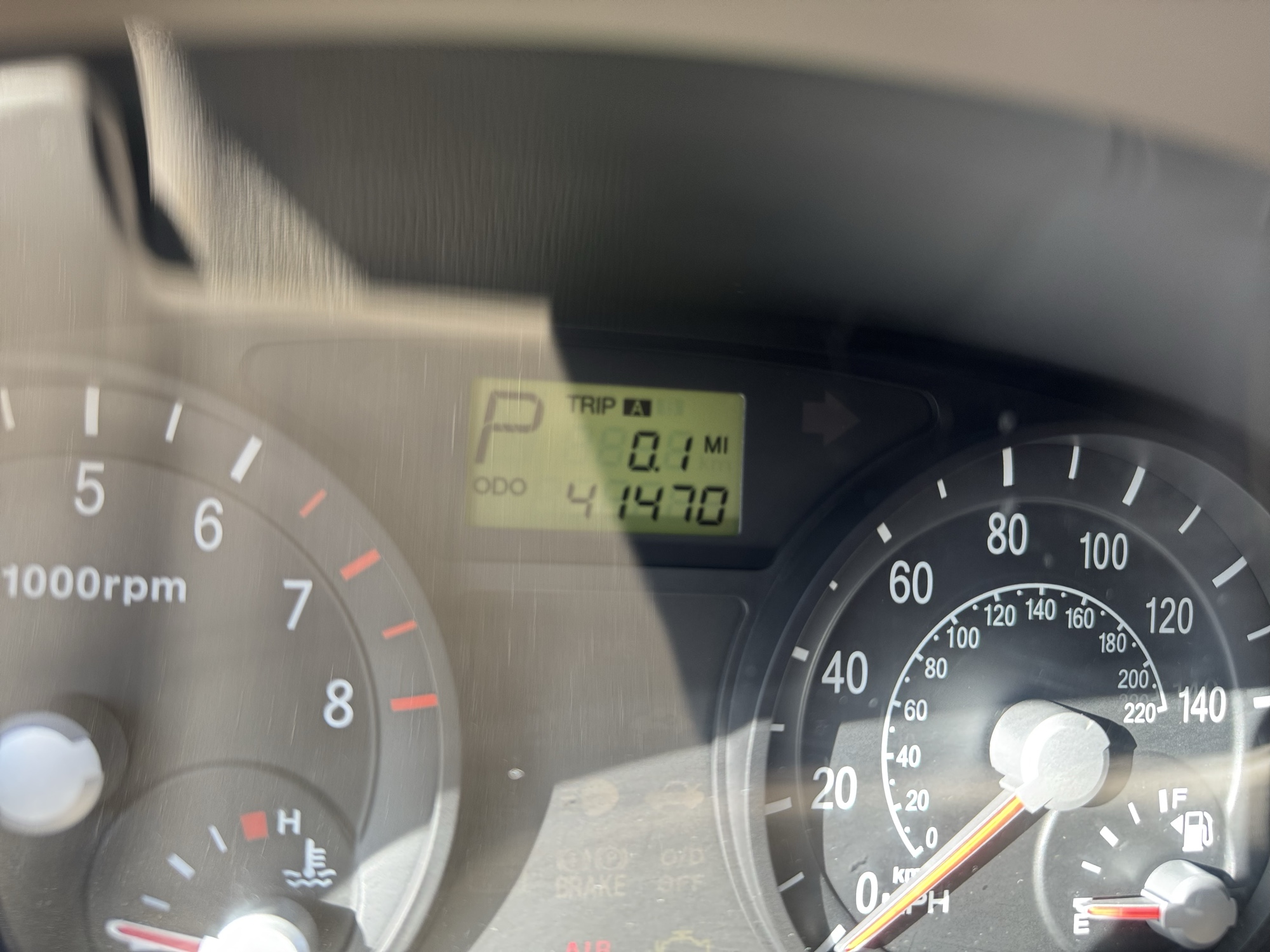 2006 kia rio base with 41470 miles for sale near Elk River, Minnesota 106921_44_mileage_closeup.jpg