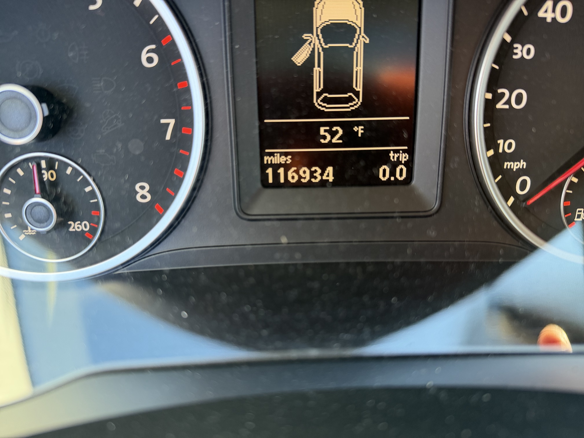 2011 volkswagen tiguan s-4motion with 116934 miles for sale near Elk River, Minnesota 106922_44_mileage_closeup.jpg