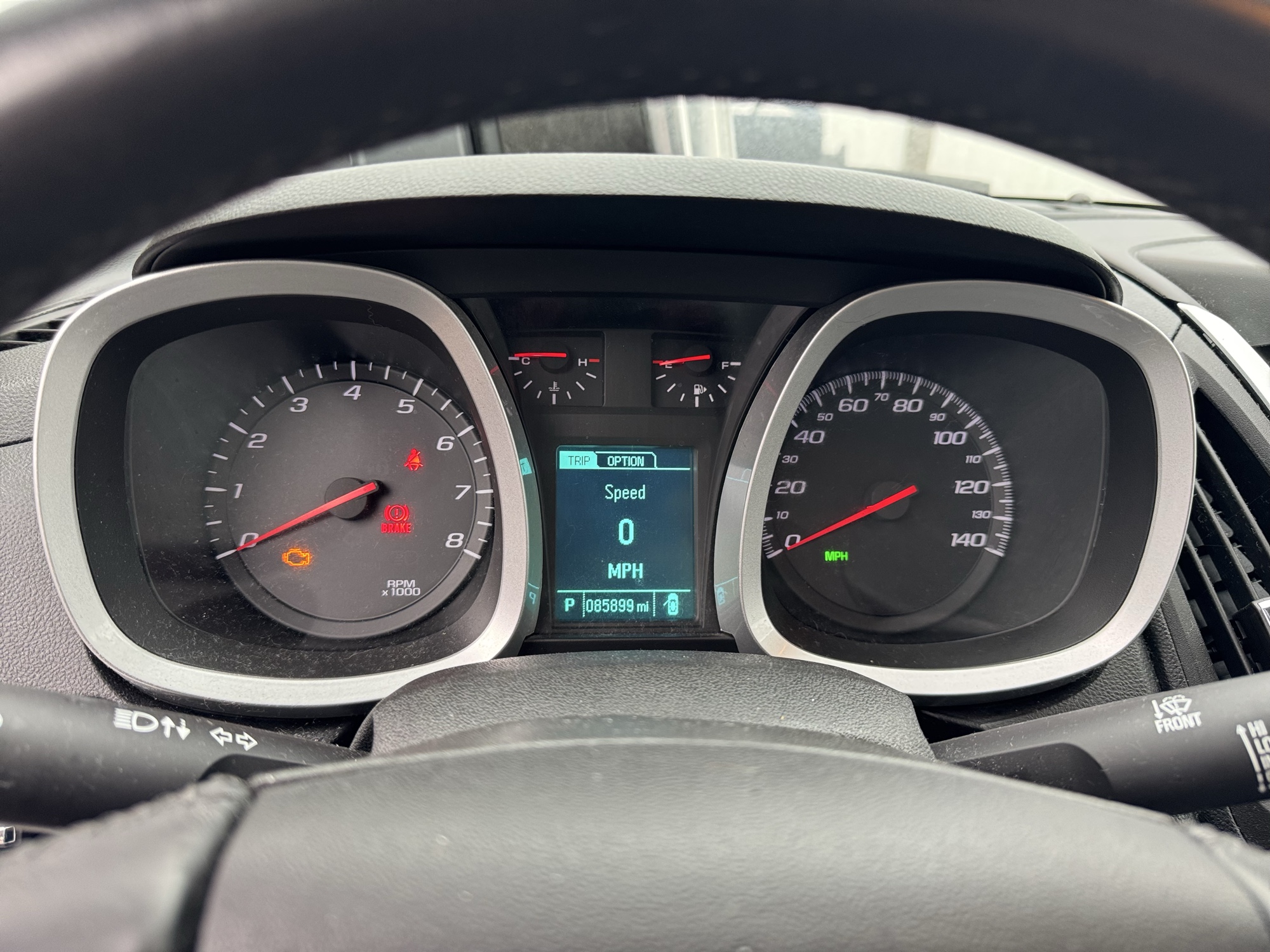 2014 chevrolet equinox 1lt-2wd with 85899 miles for sale near Elk River, Minnesota 106929_43_gauge_cluster.jpg