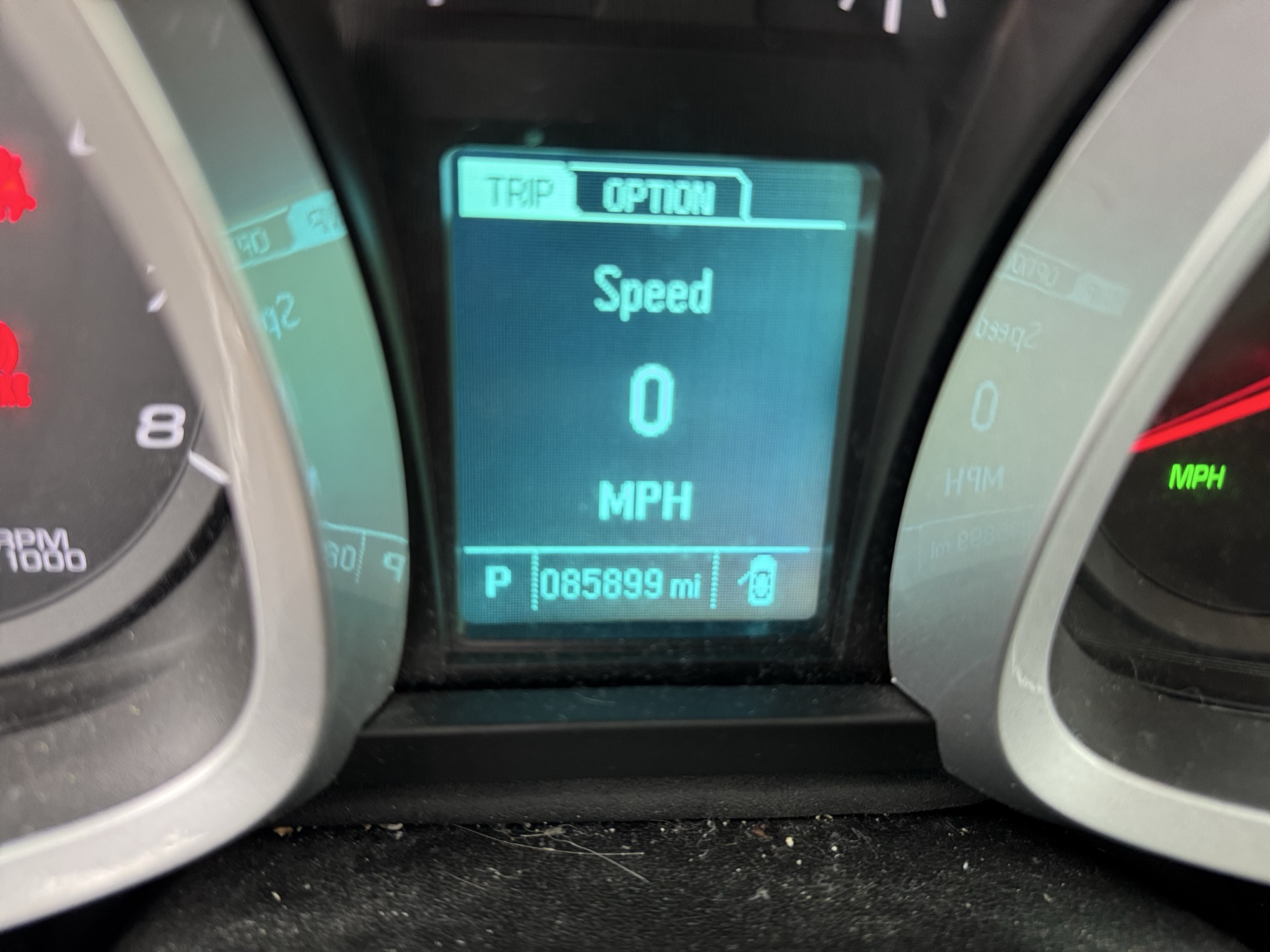 2014 chevrolet equinox 1lt-2wd with 85899 miles for sale near Elk River, Minnesota 106929_44_mileage_closeup.jpg
