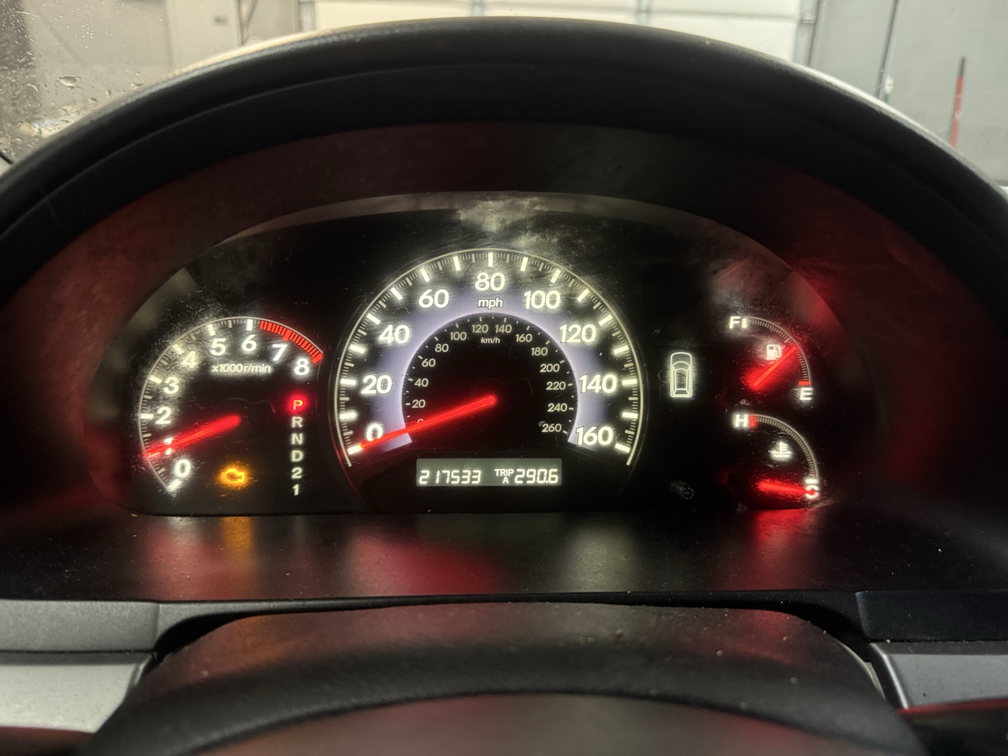 2006 honda odyssey ex-l-v6 with 217533 miles for sale near Elk River, Minnesota 106930_43_gauge_cluster.jpg