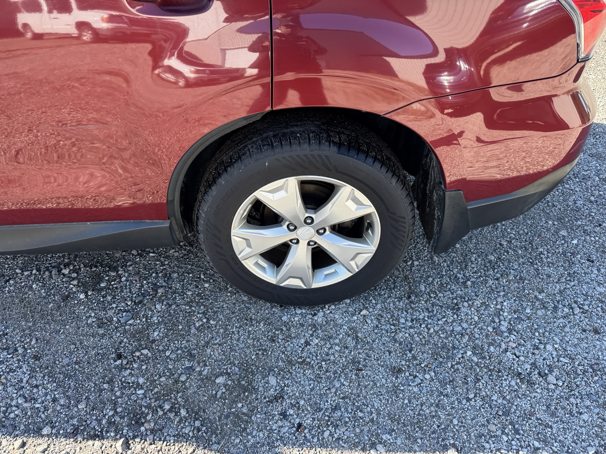 2014 subaru forester 2.5i-premium with 225305 miles for sale near Elk River, Minnesota 106942_13_rear_drv_wheel.jpg