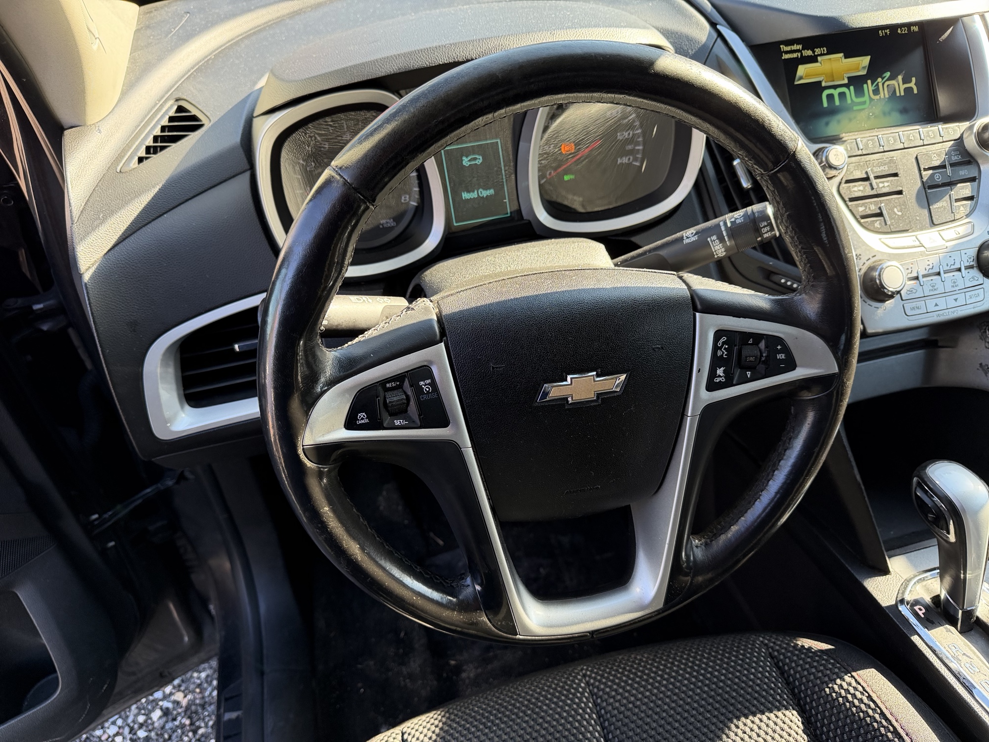 2013 chevrolet equinox 1lt-2wd with 175860 miles for sale near Elk River, Minnesota 106943_36_steering_wheel.jpg