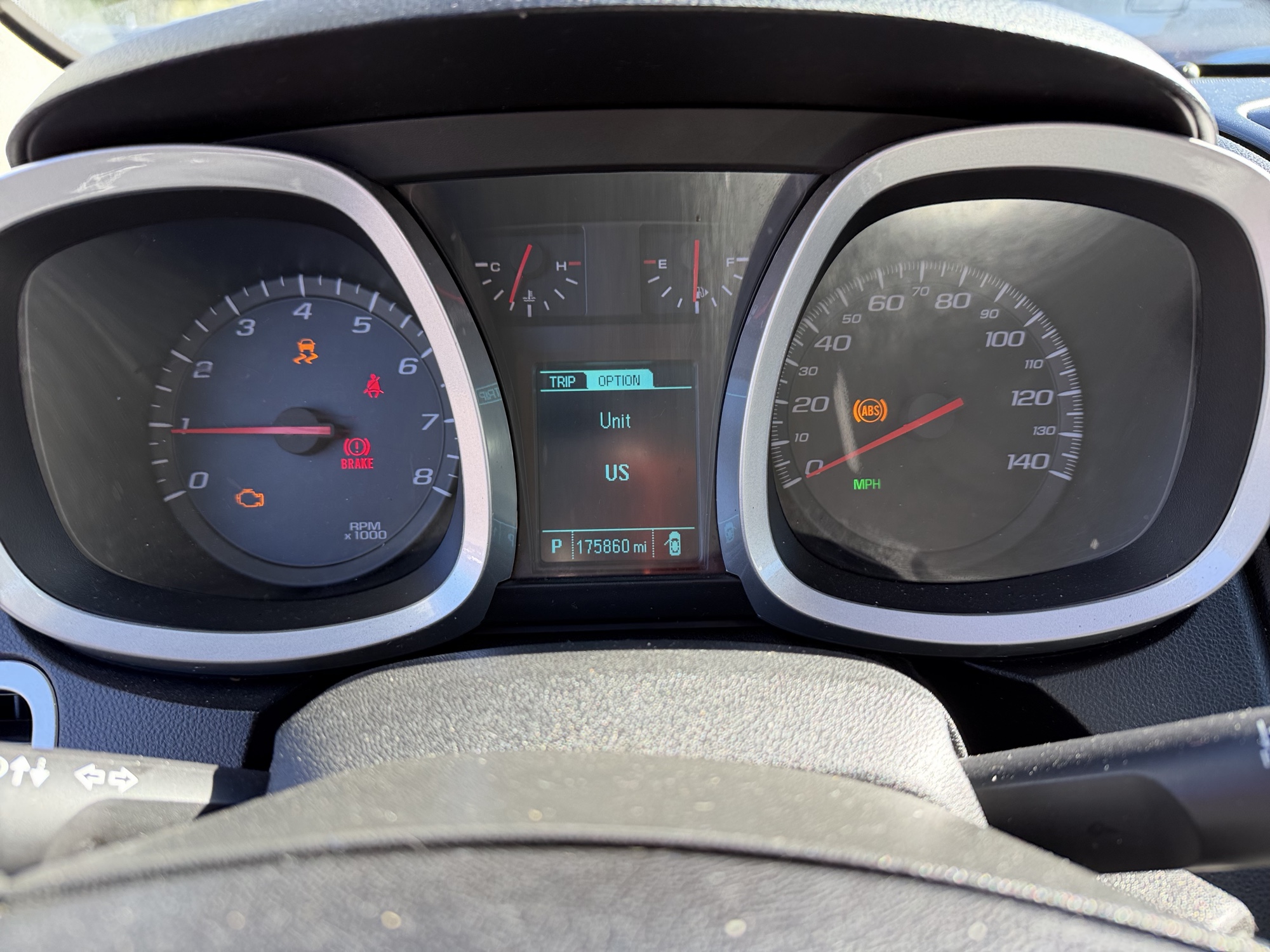 2013 chevrolet equinox 1lt-2wd with 175860 miles for sale near Elk River, Minnesota 106943_43_gauge_cluster.jpg