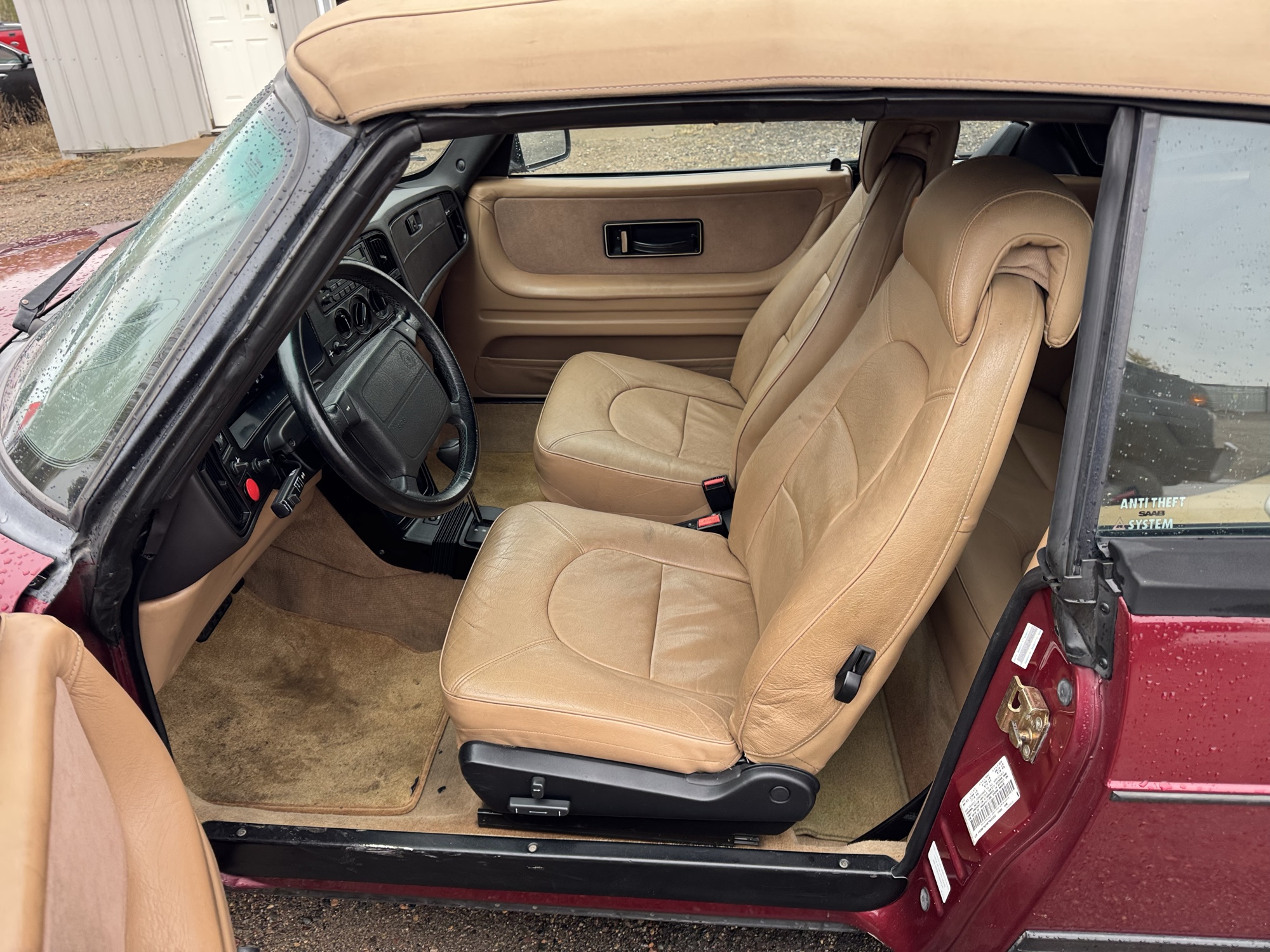 1994 saab 900 s-convertible with 99758 miles for sale near Elk River, Minnesota 106944_22_driver_seat.jpg