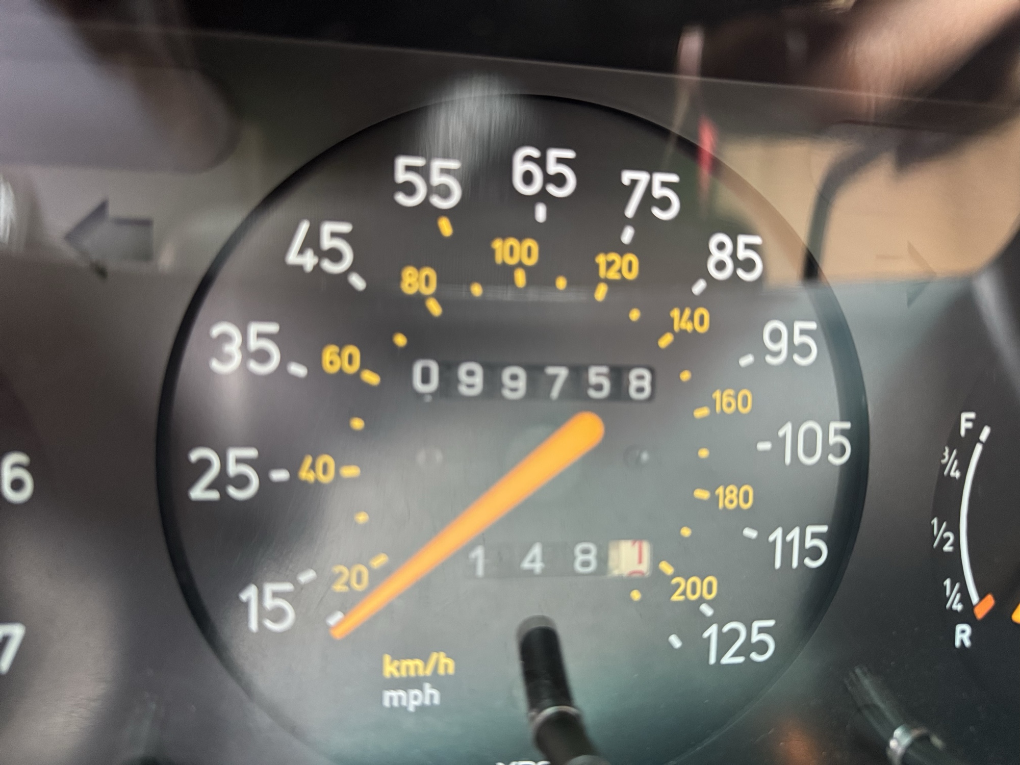 1994 saab 900 s-convertible with 99758 miles for sale near Elk River, Minnesota 106944_44_mileage_closeup.jpg