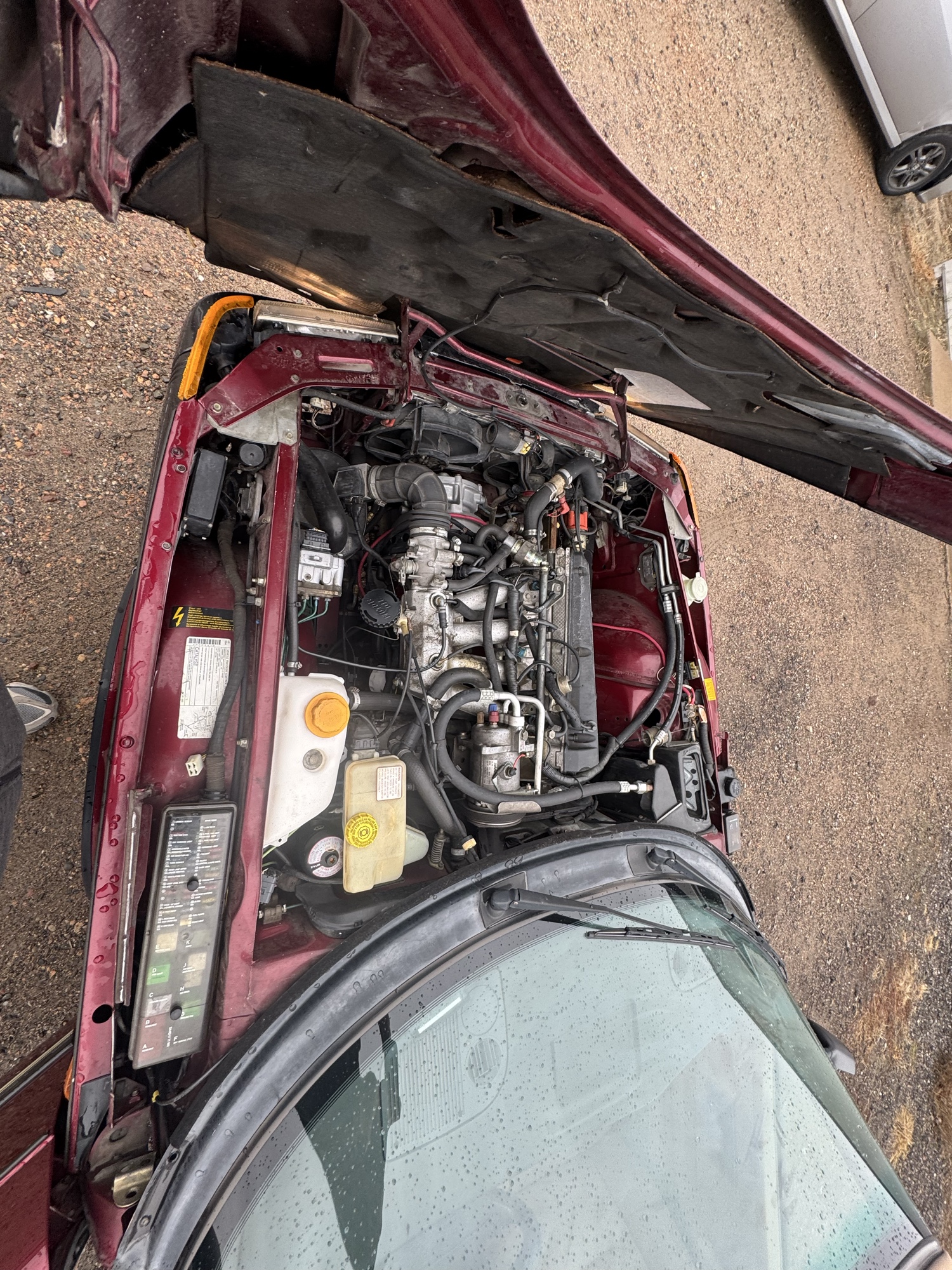 1994 saab 900 s-convertible with 99758 miles for sale near Elk River, Minnesota 106944_49_engine_bay.jpg