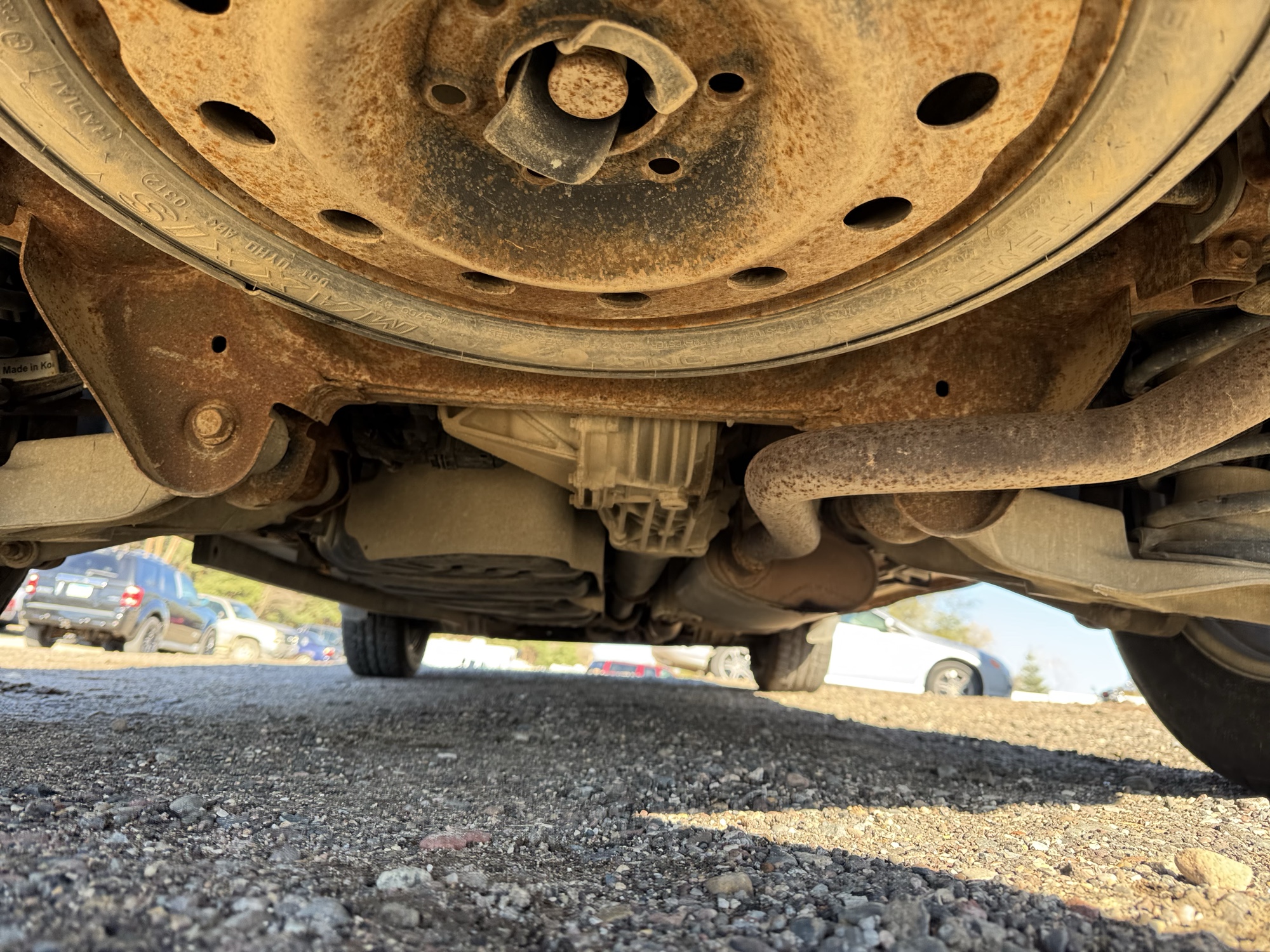 2012 chevrolet traverse lt-awd with 215098 miles for sale near Elk River, Minnesota 106946_19_undercar_rear.jpg