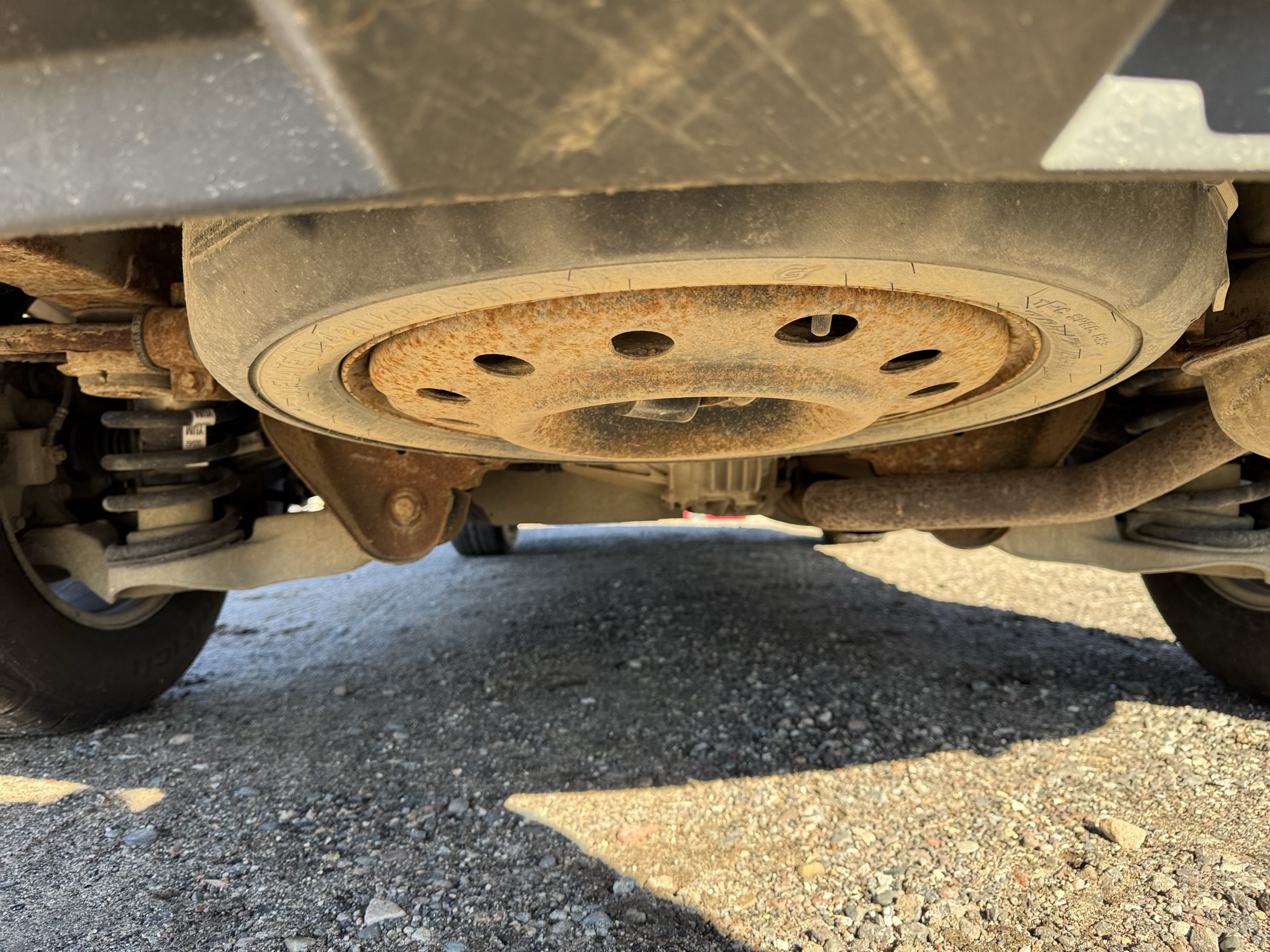 2012 chevrolet traverse lt-awd with 215098 miles for sale near Elk River, Minnesota 106946_27_spare_tire.jpg