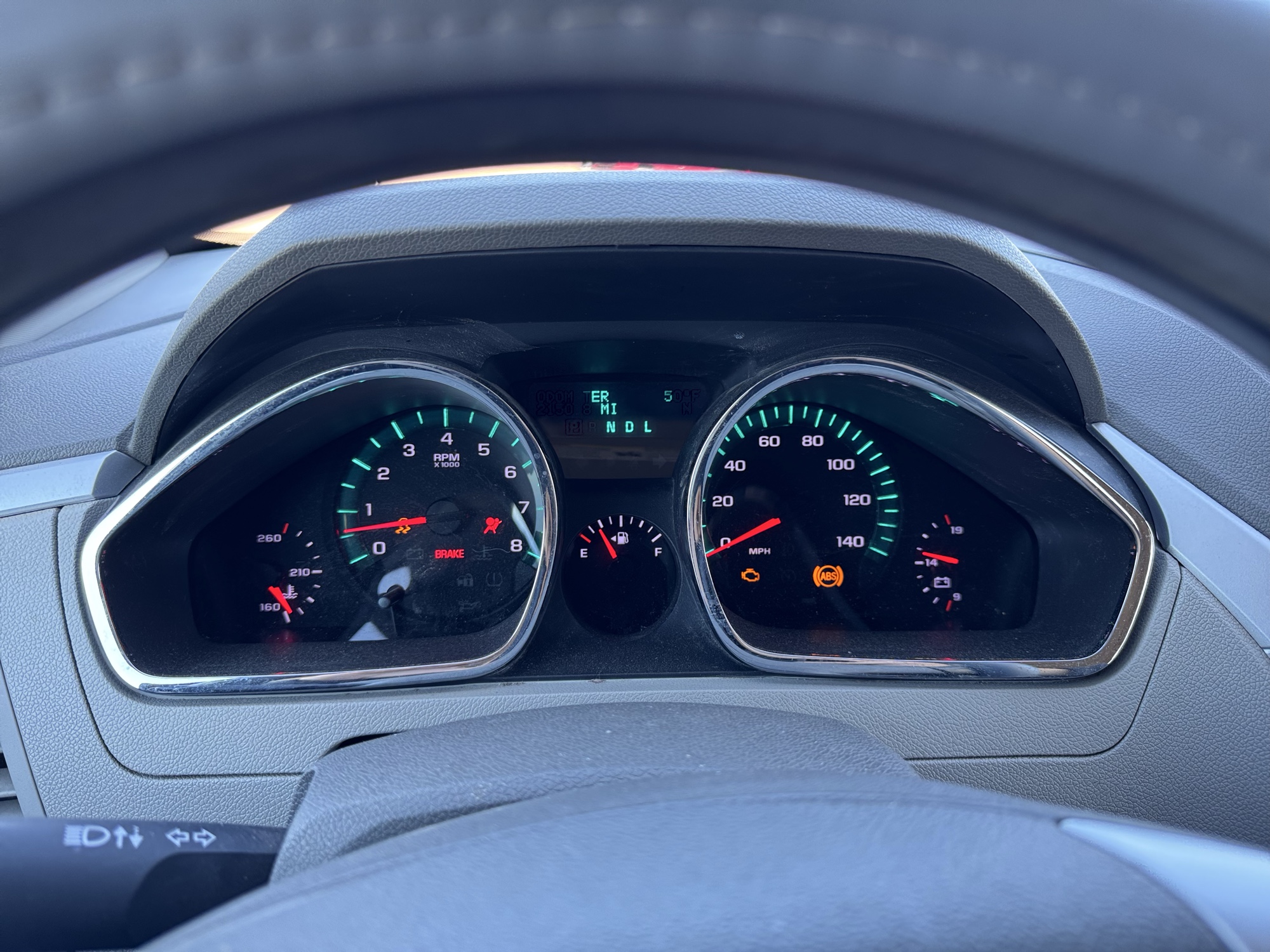 2012 chevrolet traverse lt-awd with 215098 miles for sale near Elk River, Minnesota 106946_43_gauge_cluster.jpg
