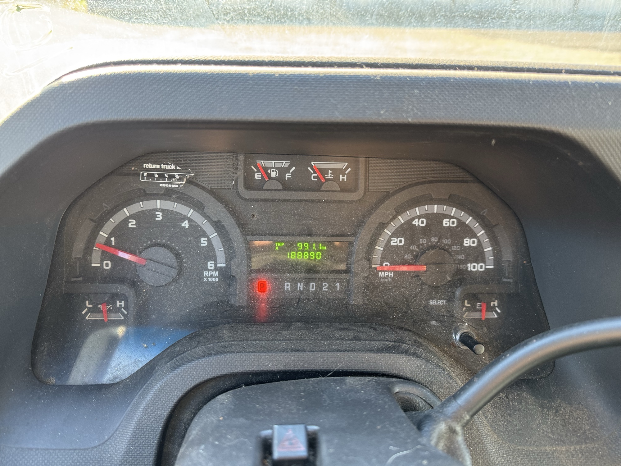 2013 ford econoline e-250 with 188890 miles for sale near Elk River, Minnesota 106947_43_gauge_cluster.jpg