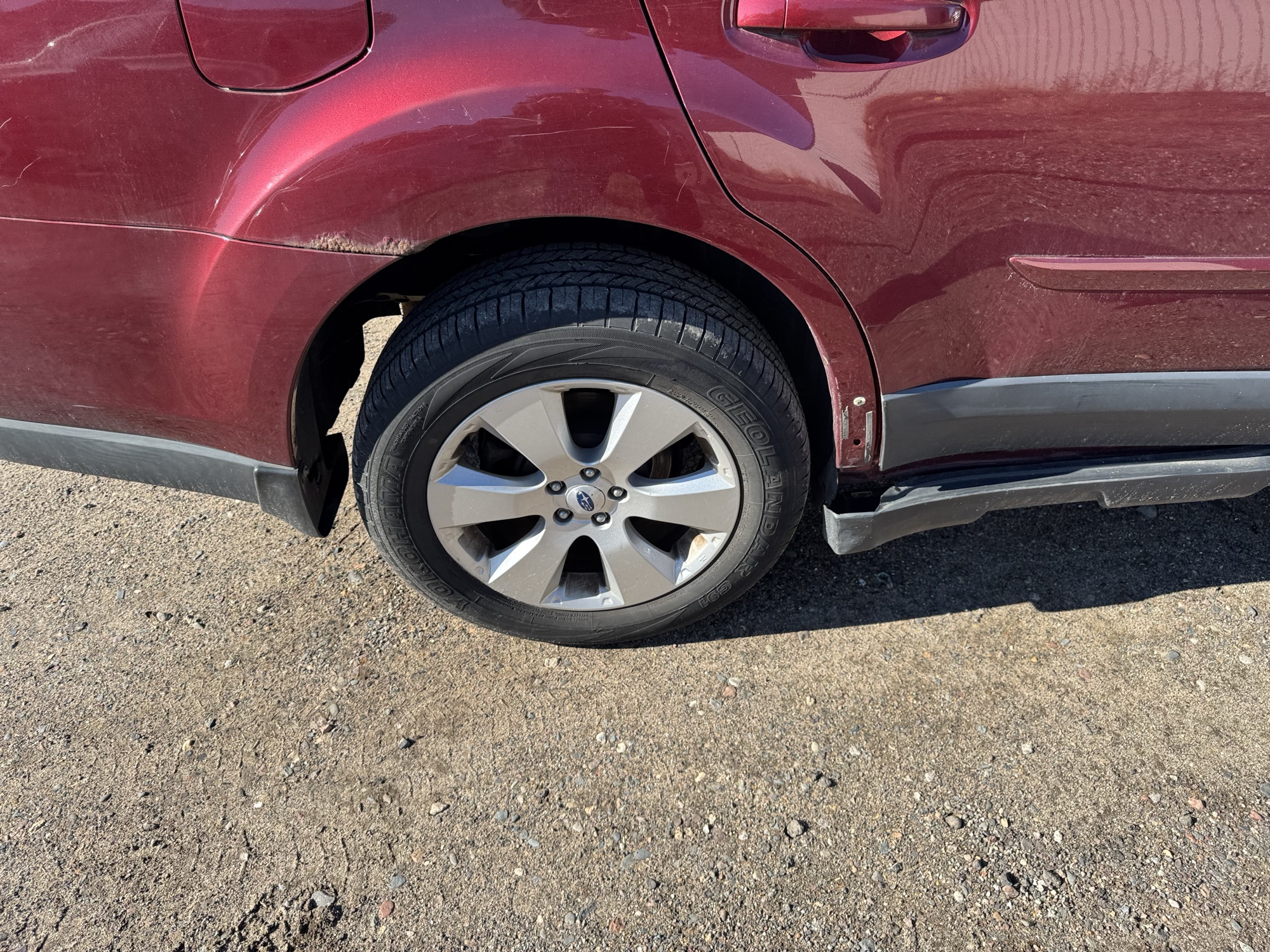 2012 subaru outback 2.5i-limited with 149640 miles for sale near Elk River, Minnesota 106950_14_rear_pass_wheel.jpg