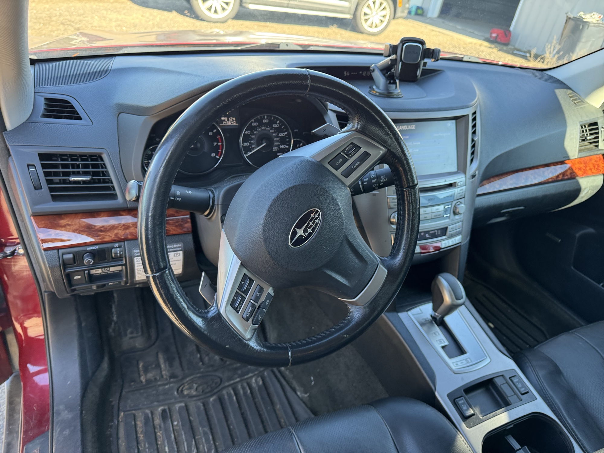 2012 subaru outback 2.5i-limited with 149640 miles for sale near Elk River, Minnesota 106950_33_dash_from_driver.jpg