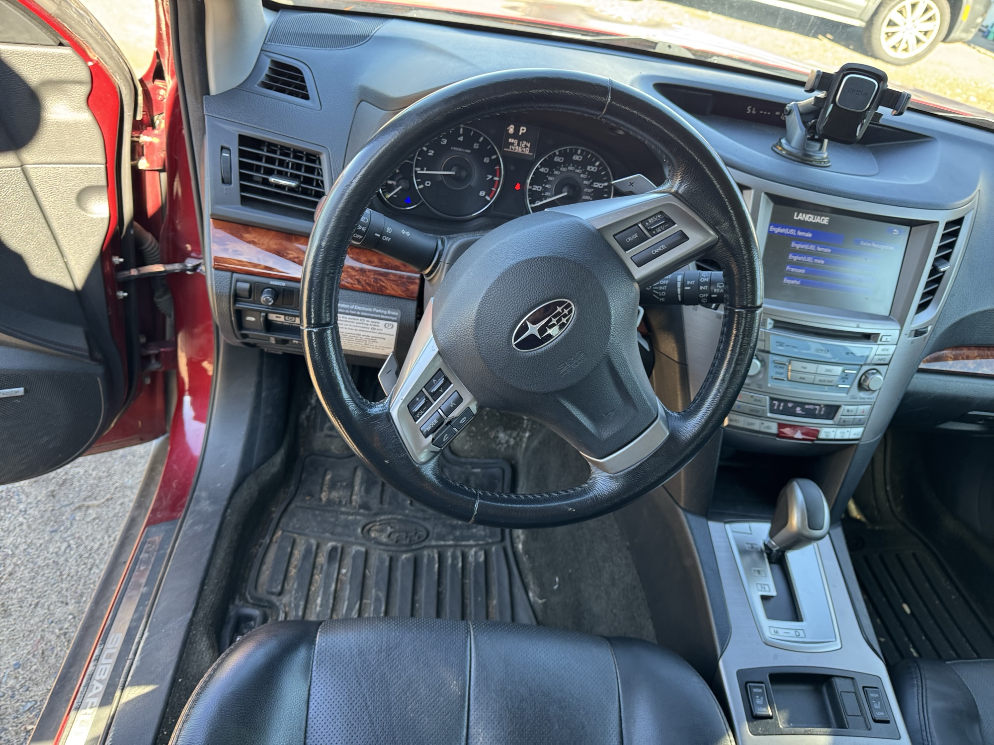 2012 subaru outback 2.5i-limited with 149640 miles for sale near Elk River, Minnesota 106950_36_steering_wheel.jpg