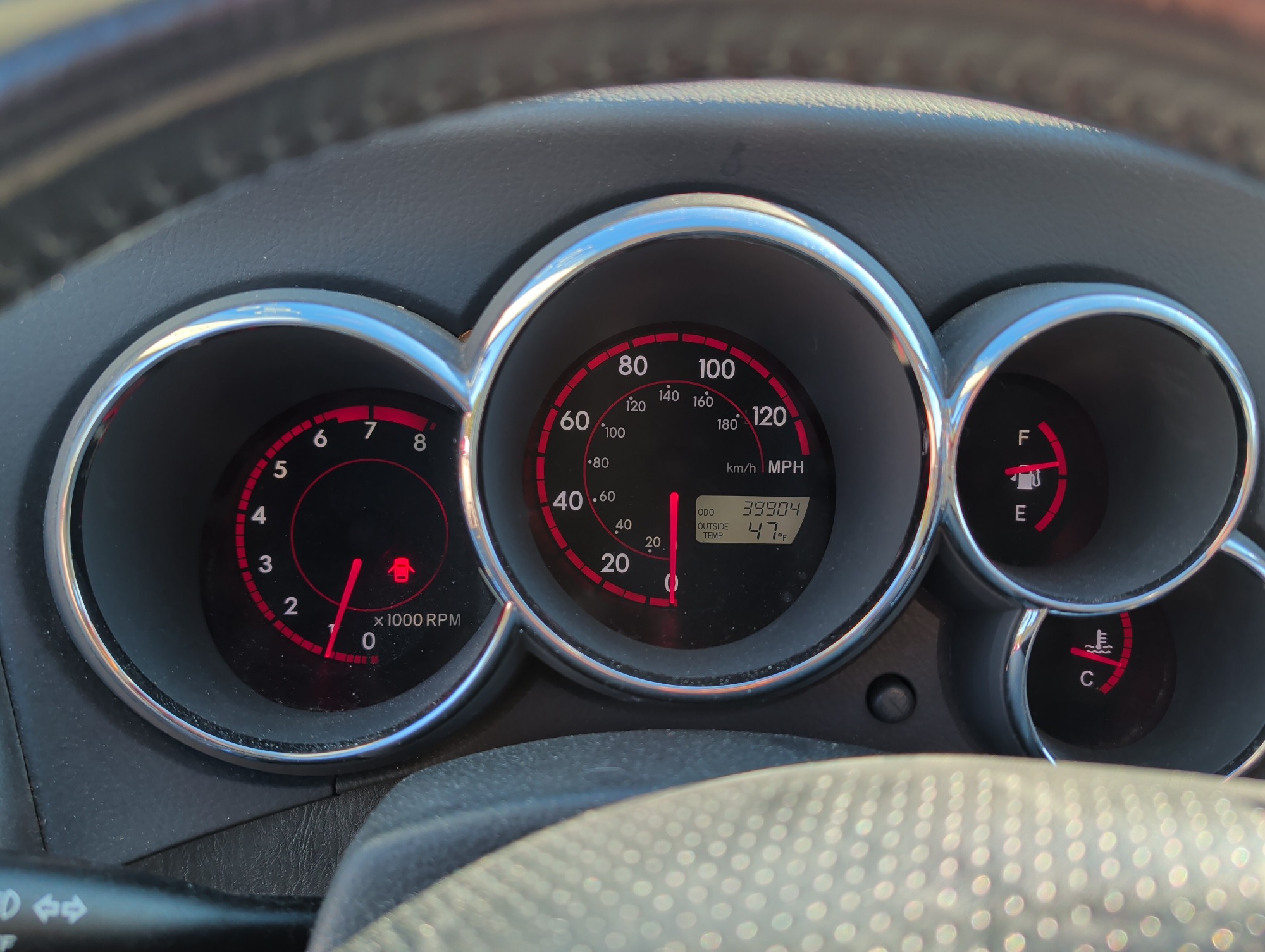 2004 toyota matrix 4wd with 39904 miles for sale near Elk River, Minnesota 106961_43_gauge_cluster.jpg