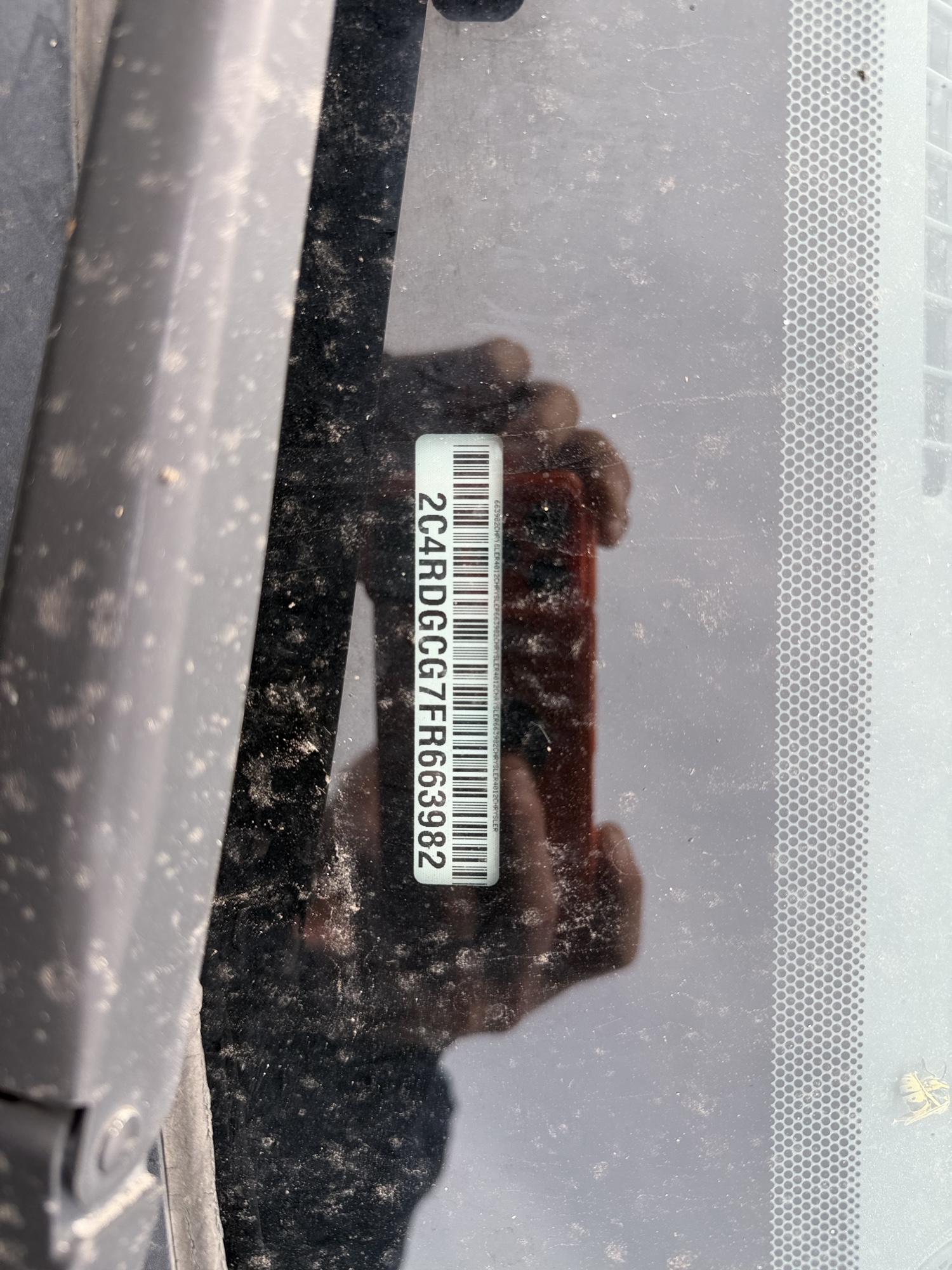 2015 chrysler town-and-country with 138094 miles for sale near Elk River, Minnesota 106977_48_windshield_vin_plate.jpg