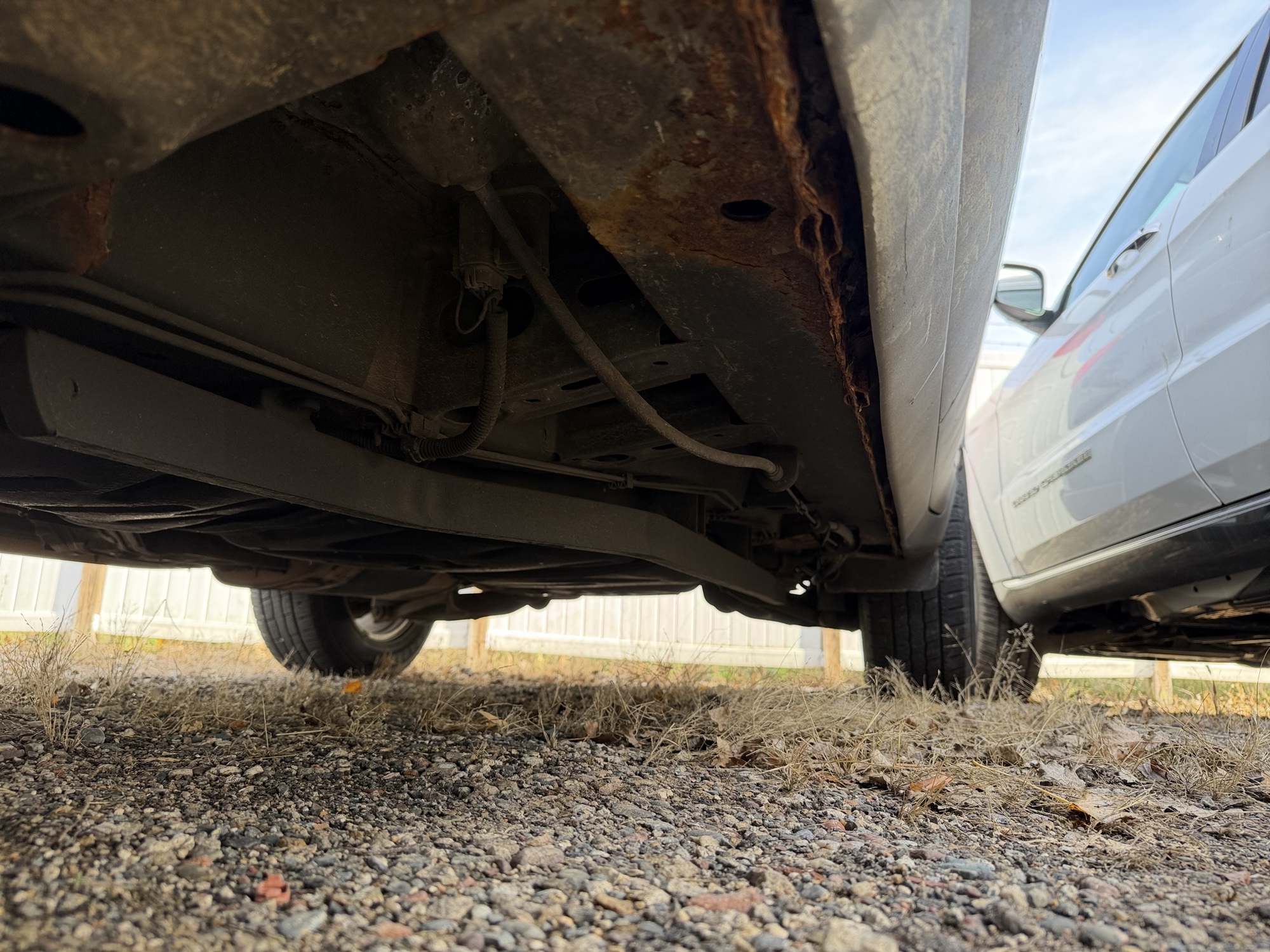 2011 chevrolet traverse lt-awd with 156005 miles for sale near Elk River, Minnesota 106983_17_undercar_drv_side.jpg