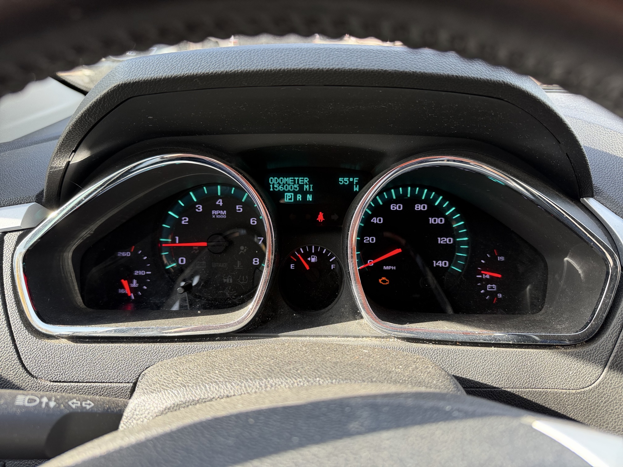 2011 chevrolet traverse lt-awd with 156005 miles for sale near Elk River, Minnesota 106983_43_gauge_cluster.jpg
