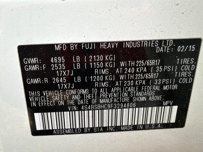 2015 subaru outback 2.5i-premium with 219283 miles for sale near elk-river, minnesota 15a7e8a0490c4a27bde6dc06e66e4cdb.jpeg