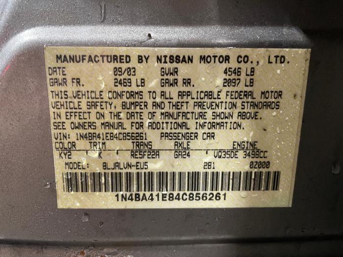 2004 Nissan Maxima