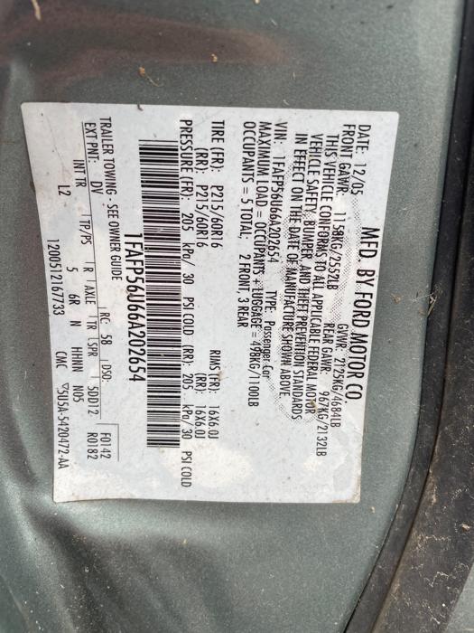 2006 ford taurus sel for sale near elk-river, minnesota 1ff264e388bf446daac5a7fcda1399b5.jpeg