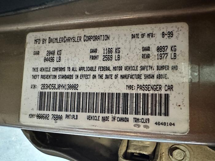 2000 dodge intrepid es with 174438 miles for sale near elk-river, minnesota 213b6f2f5b094305a23223adf33e2009.jpeg