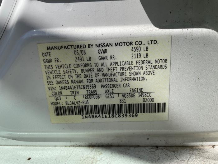 2008 nissan maxima se with 106590 miles for sale near elk-river, minnesota 2767aa98f275420bbc69c2178b5aa768.jpeg