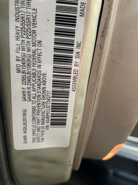 2007 Subaru Outback
