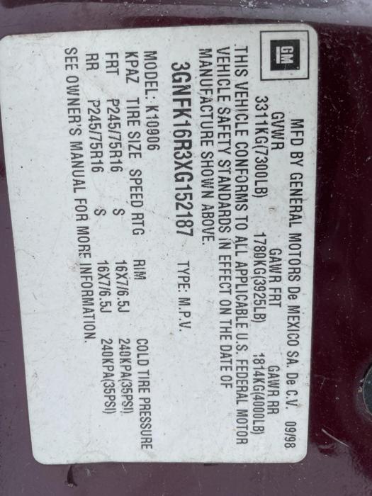 1999 chevrolet suburban ls with 123885 miles for sale near elk-river, minnesota 32c25a30eeec4e5b8d394f1842e01a71.jpg