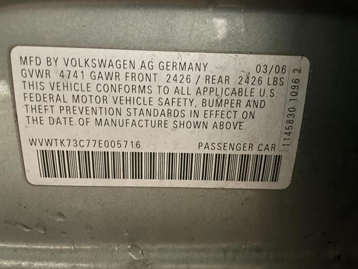 2007 Volkswagen Passat Wagon