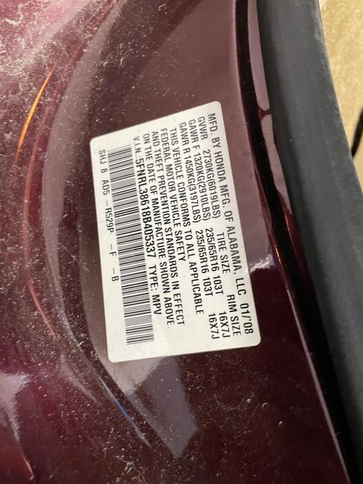 2008 honda odyssey ex-l with 233242 miles for sale near elk-river, minnesota 354b9c4606d543a98b0939a45d33f724.jpeg