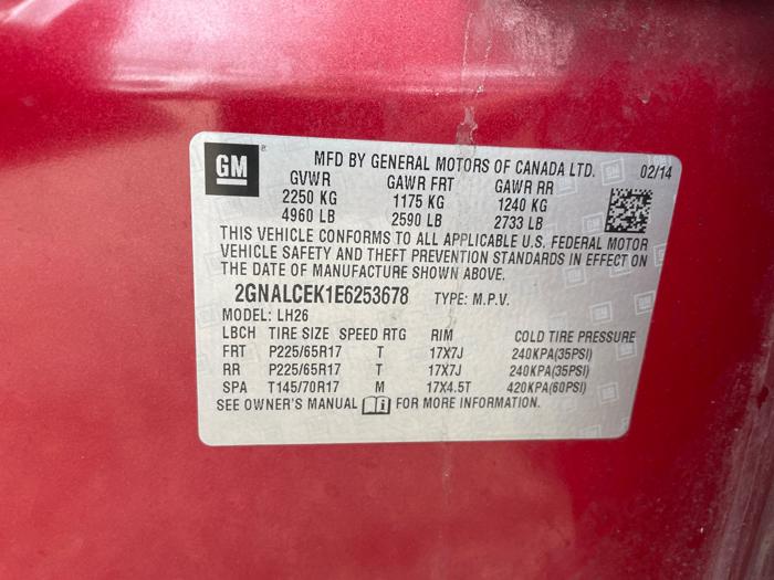 2014 chevrolet equinox 2lt-2wd with 139302 miles for sale near fridley, minnesota 35b34e452b614b5a86ab25601b9efd77.jpeg