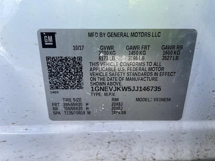 2018 chevrolet traverse premier-awd with 149150 miles for sale near rochester, minnesota 3626319b9a1c480499918827204c9628.jpeg