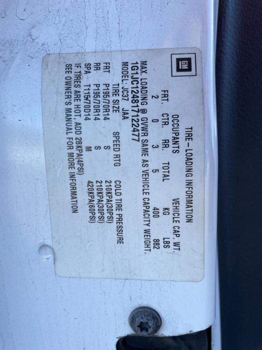 2001 chevrolet cavalier with 179496 miles for sale near elk-river, minnesota 39bf448dcf034c019864d1865af2df1e.jpg