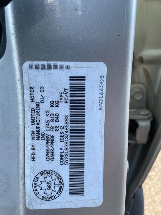2003 pontiac vibe base with 299999 miles for sale near elk-river, minnesota 3b0b2b3011434b8194395493b39005ef.jpeg