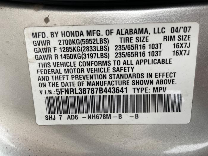2007 honda odyssey ex-l-w--dvd-and-navigation with 262233 miles for sale near elk-river, minnesota 3d19c820963d4bf79b5f744e657be1ec.jpeg