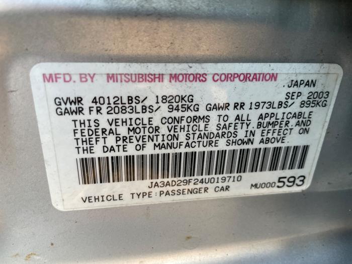 2004 mitsubishi lancer-sportback ls with 245717 miles for sale near elk-river, minnesota 3fd83ef3be2f4af5a6ef0968bd60c2df.jpeg