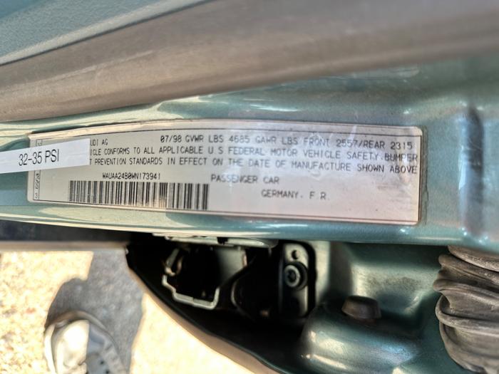 1998 audi a6 sedan with 116438 miles for sale near elk-river, minnesota 424190b333ea4b7eb96e431e39bfde33.jpeg