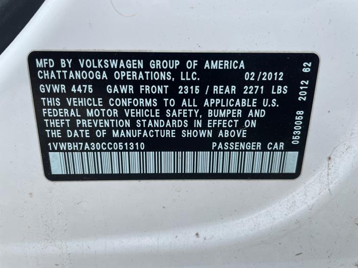2012 volkswagen passat 2.5l-se-mt with 190824 miles for sale near elk-river, minnesota 4547ef3244c74a3b9fc234c03dc7ed7a.jpeg