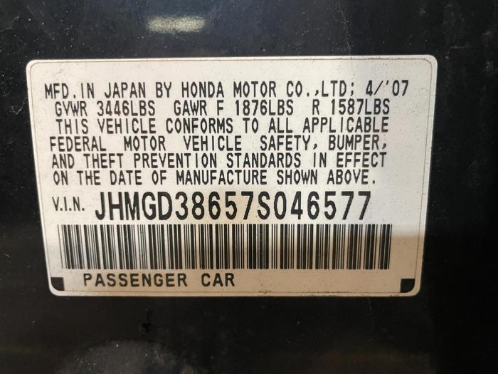 2007 Honda Fit