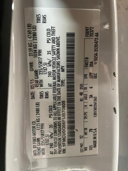 2015 ford escape se with 308785 miles for sale near elk-river, minnesota 4dfb99ce277b4c5bae404fcdd30b2bdc.jpg