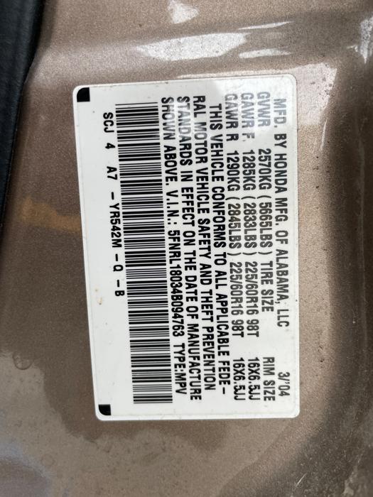 2004 honda odyssey ex-w--leather-and-dvd with 185939 miles for sale near elk-river, minnesota 54a97bef9eeb469fafb3bcfaa9466d7d.jpeg