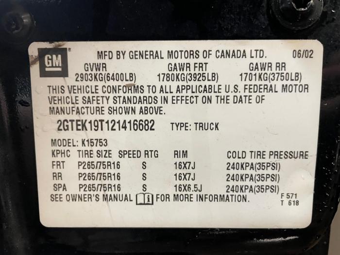 2002 GMC Sierra