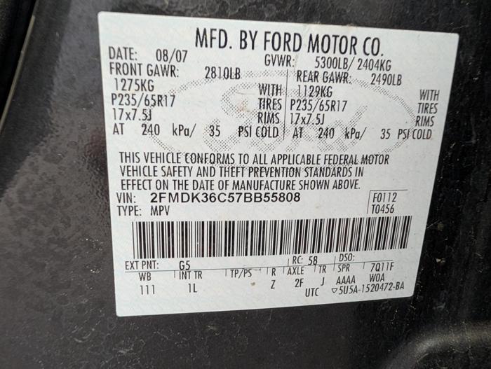 2007 ford edge se-fwd with 246240 miles for sale near elk-river, minnesota 598159f9607745dfb613b7a9fe9bdb0f.jpg