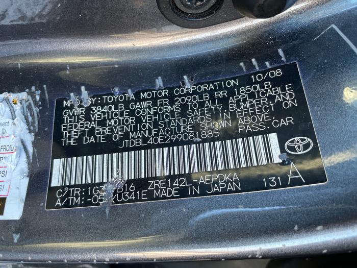 2009 toyota corolla base-4-speed-at with 125901 miles for sale near elk-river, minnesota 5b0b515572a34f6db231e948664624cd.jpeg