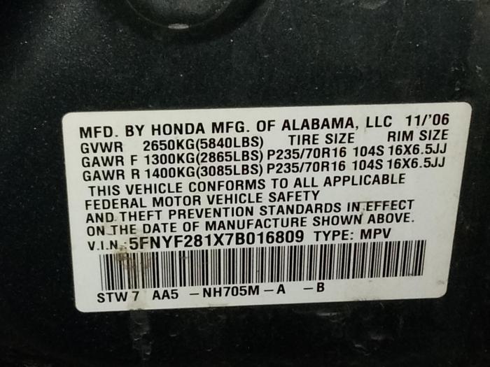 2007 honda pilot lx-2wd with 181782 miles for sale near elk-river, minnesota 5e8417936b3b4bfa85354e61f5dd87ed.jpg