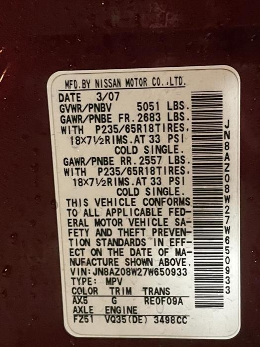 2007 Nissan Murano