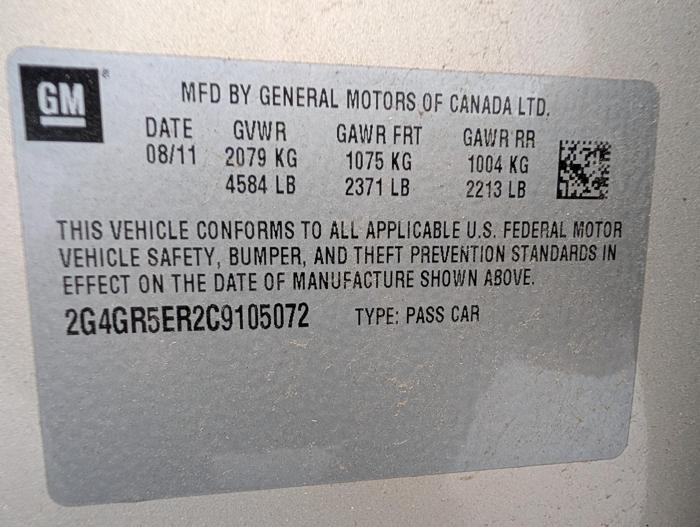 2012 buick regal base with 50524 miles for sale near elk-river, minnesota 669247cf2dd247eea7bec74b4a1d16b8.jpg