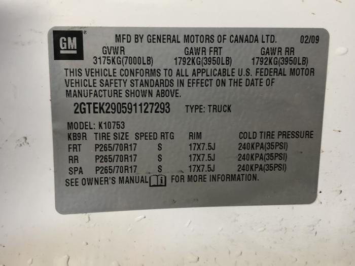 2009 GMC Sierra 1500