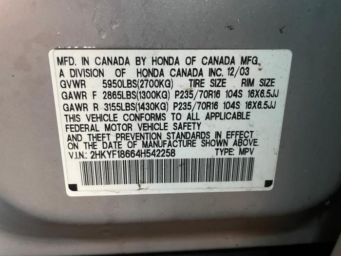 2004 honda pilot ex-l with 261840 miles for sale near elk-river, minnesota 6898da6414e84b949fce95ab4da212e7.jpg